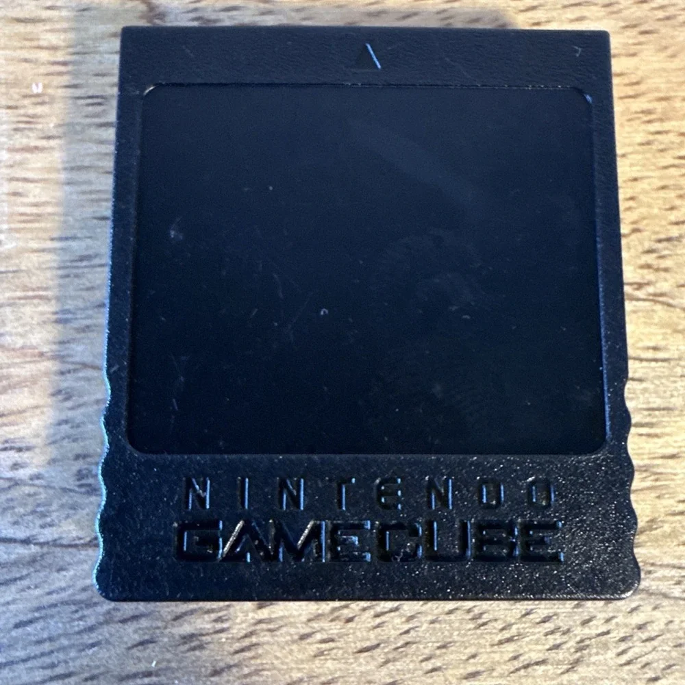 Nintendo GameCube Memory Card 251 Block Black DOL-014 Authentic OEM